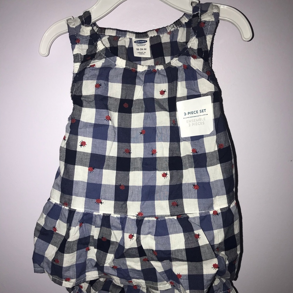 Two-piece short set outfit